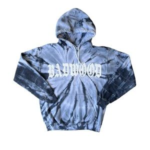 Badwood Old English tie dye hoodie